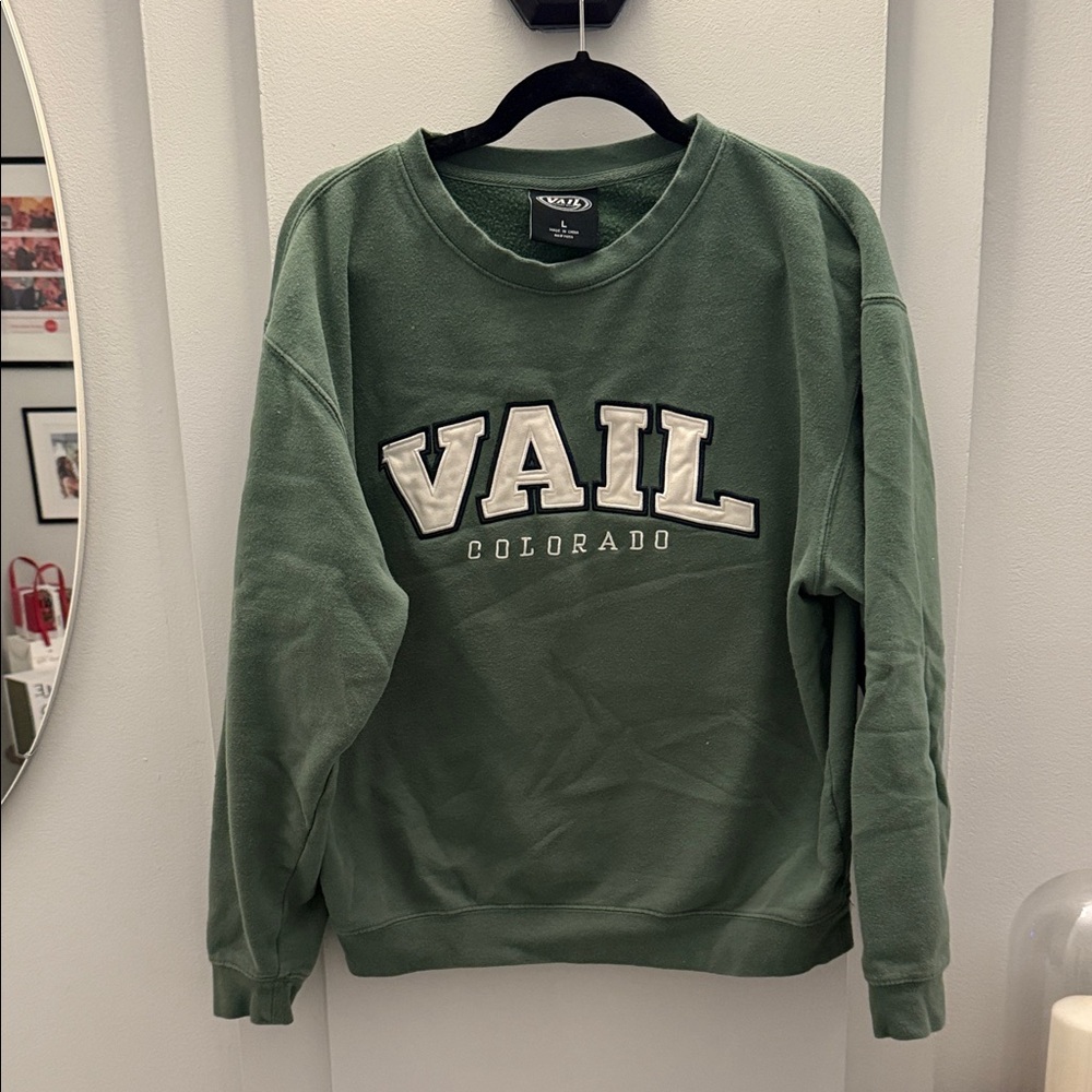 Vintage Colorado Men's Crewneck Sweater - Forest Green